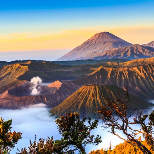 Volcans en Indonésie